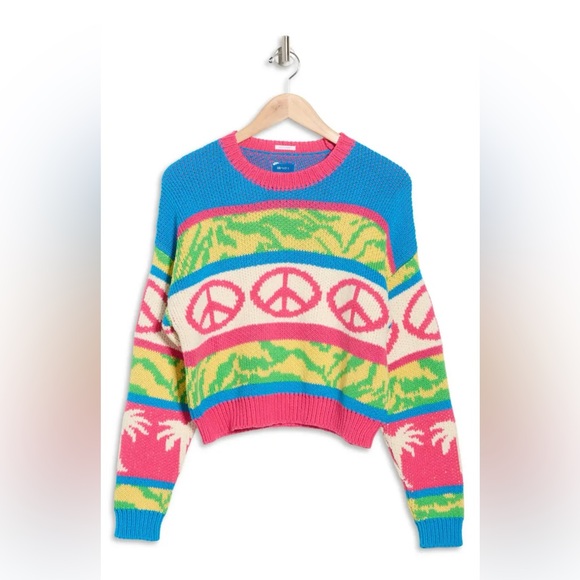 MOTHER The Itsty Crop Knit Sweater ‼️RARE‼️NWT 🔖